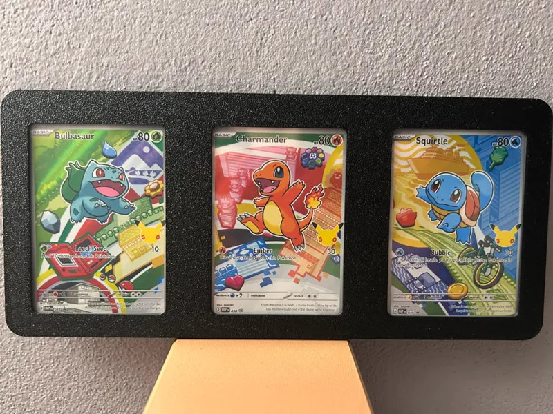 Thick TCG 3 Toploader Bumper Frame Cover